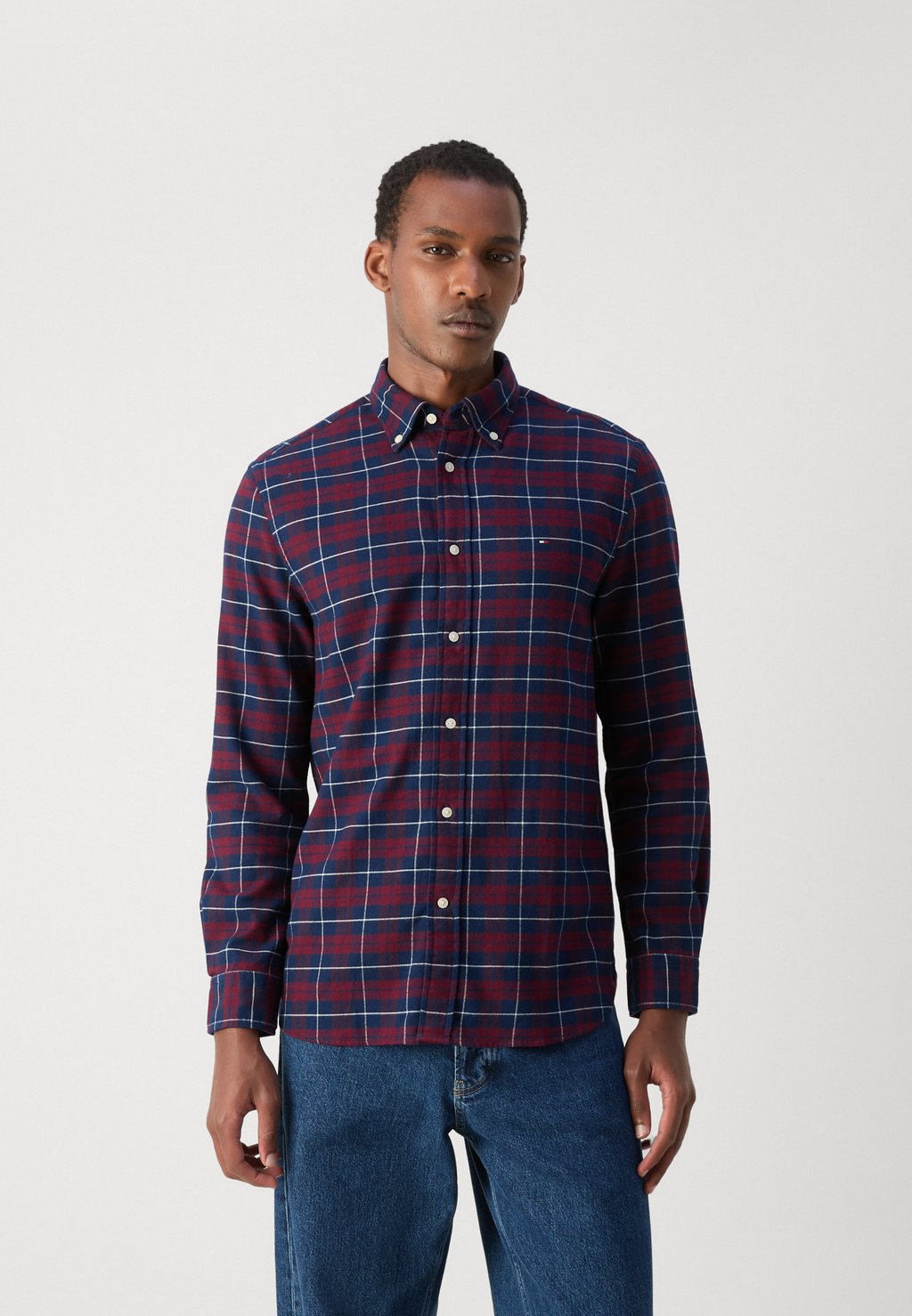 

Рубашка BRUSHED EASY CHECK SHIRT Tommy Hilfiger, красный