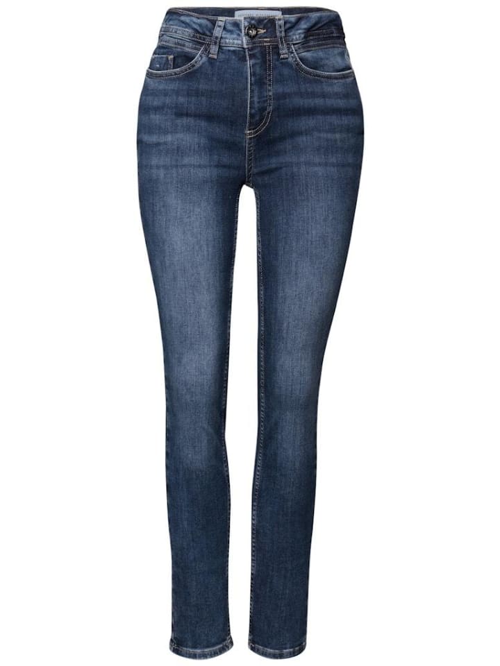 

Джинсы темно-синего цвета случайным образом Street One