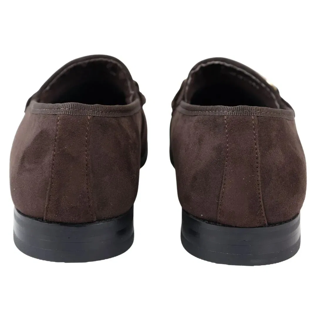 Мокасины из замши на slip-on Truclothing, темно-синий — фото 4