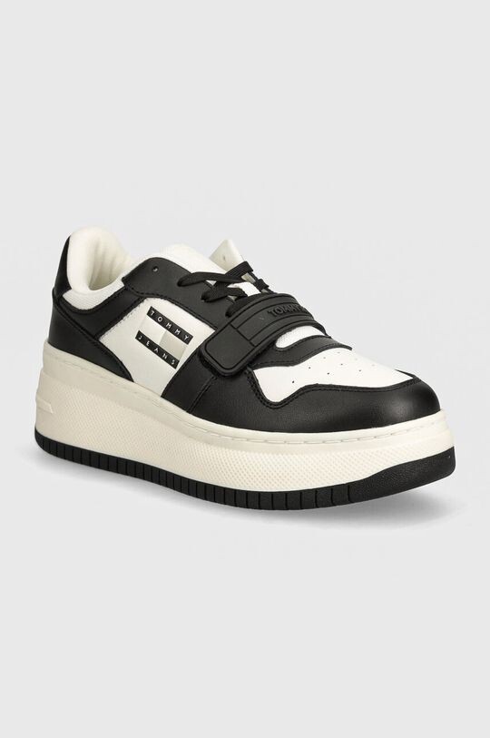 

Кроссовки TJW RETRO BASKET FLATFORM на липучке Tommy Jeans, черный