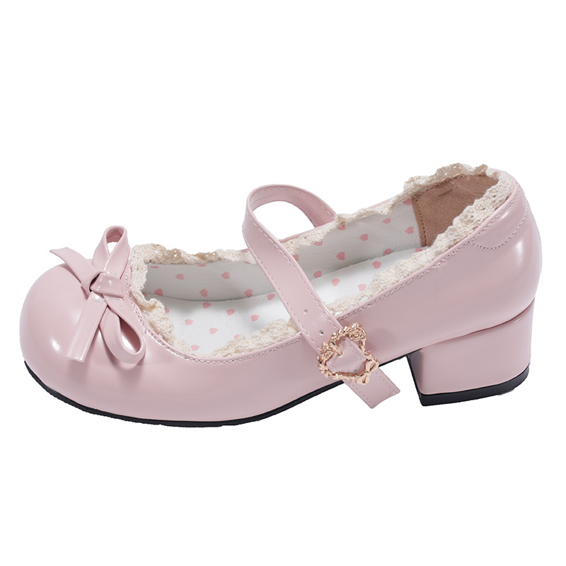 

Neon Низкие детские кожаные туфли Pink для подростков