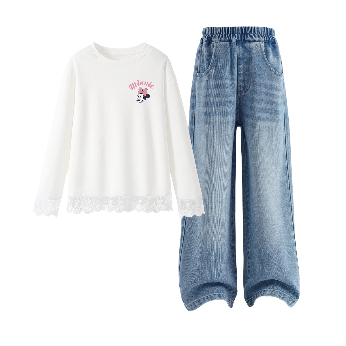 

Детская повседневная спортивная одежда Disney, светло-голубой