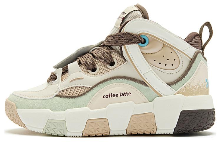 

QIAODAN Высокие баскетбольные кроссовки для женщин Raw Denim с увеличенной высотой, устойчивые к истиранию, легкие и нескользящие, цвет Raw Denim