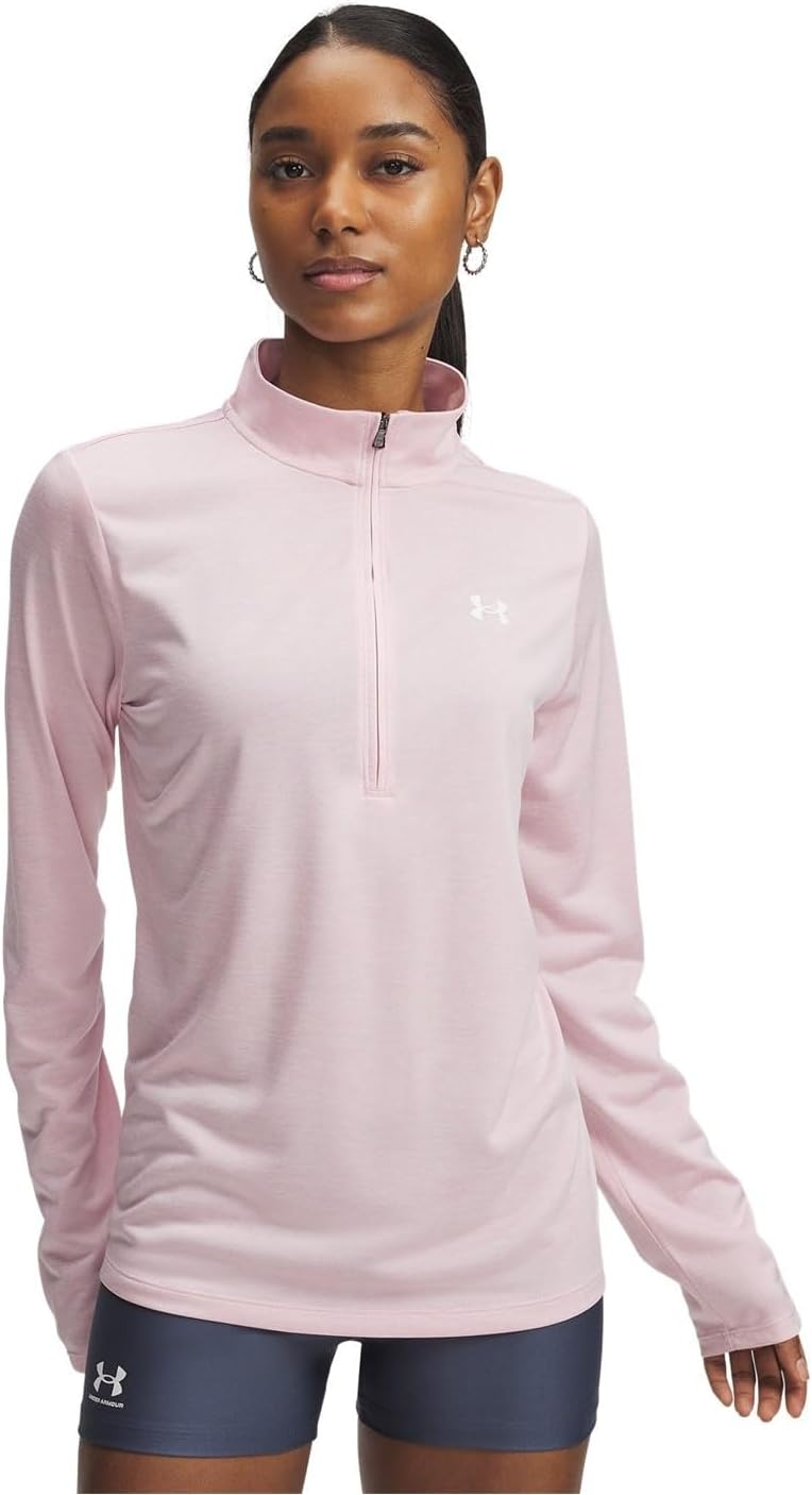 

Толстовка Under Armour Women's Tech Twist Quarter Zip, (647) Prime Pink/White