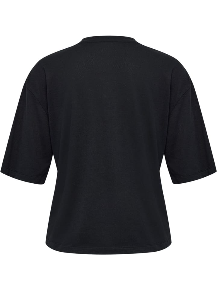 

Футболка Mt Vanja Boxy Short T-Shirt черного цвета Hummel