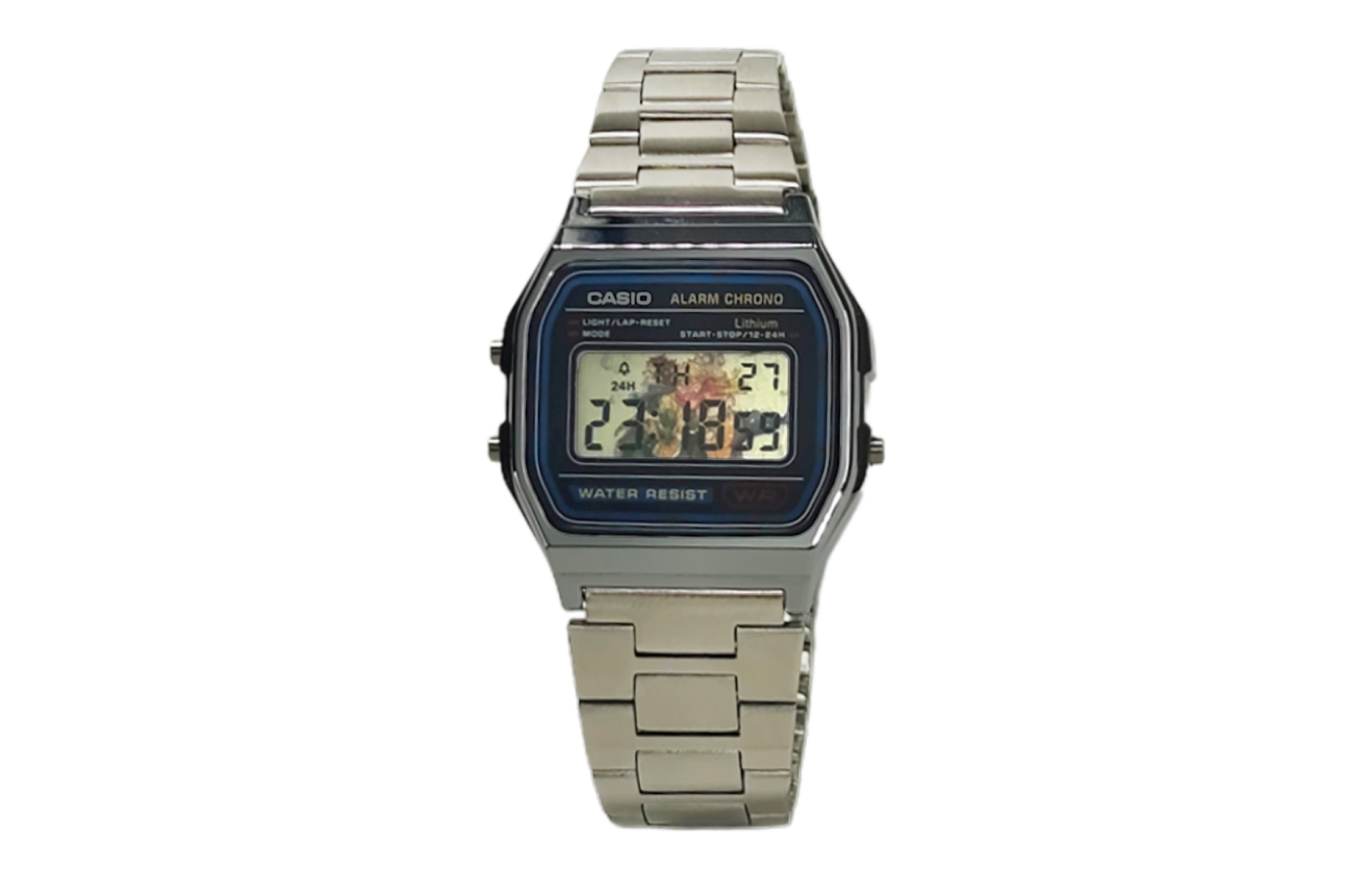 

CASIO Часы Retrofit Series Quartz Movement Stainless Steel Strap Watch Unisex Black Dial