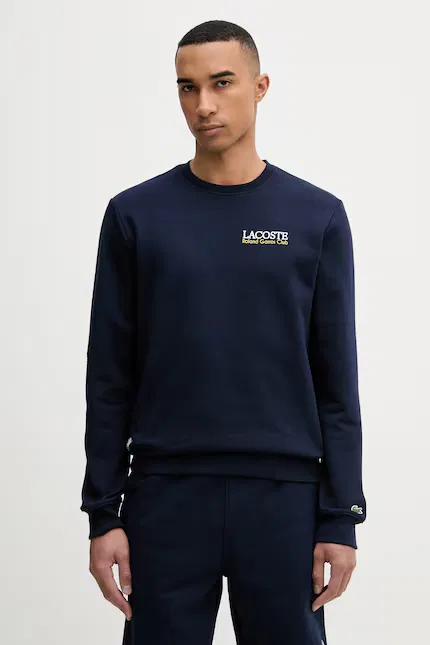 Худи Lacoste мужское, 100% хлопок, синий — фото 3