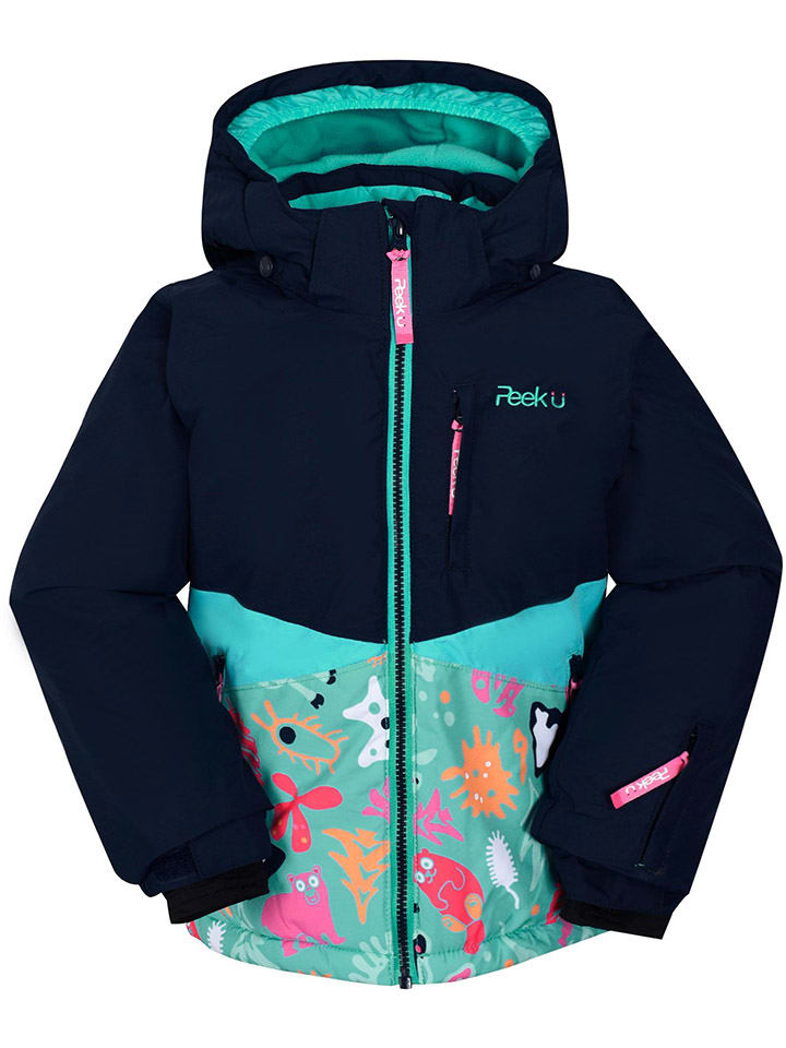 

Peek U Функциональная зимняя куртка "Ливия" темно-синего/светло-синего цвета