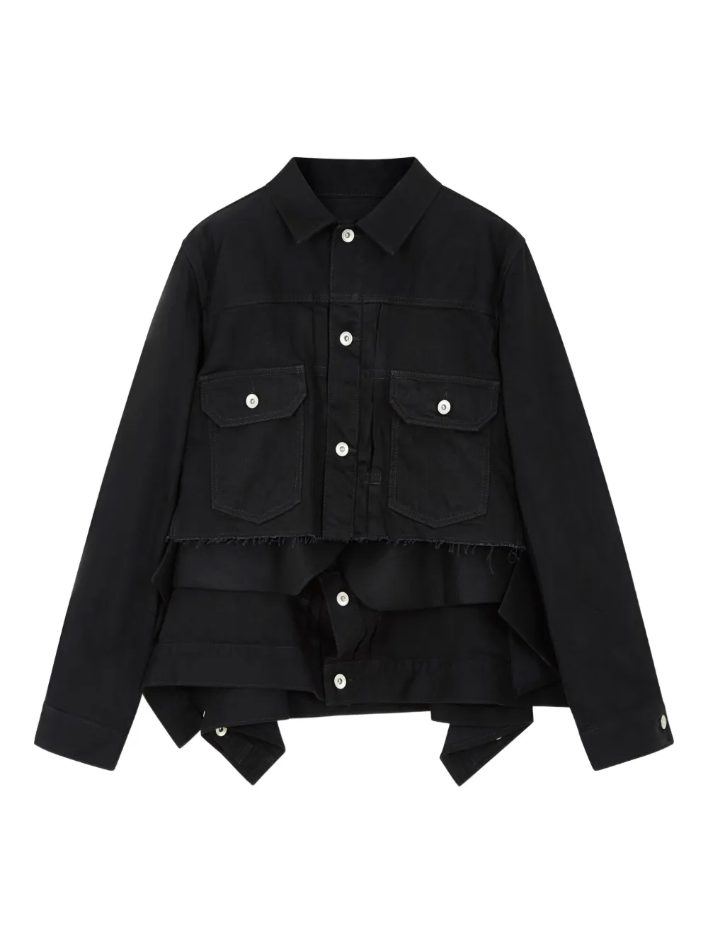 

Джинсовая куртка Sacai, черный