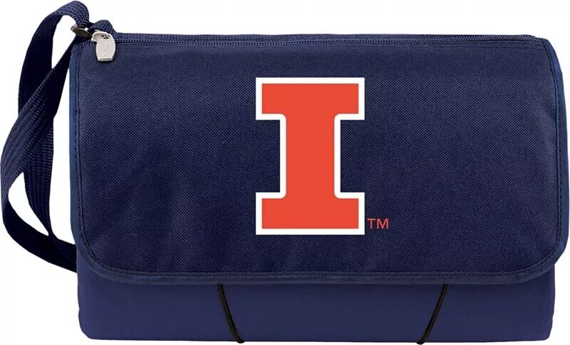 

Picnic Time Illinois Fighting Illini Одеяло для пикника на открытом воздухе