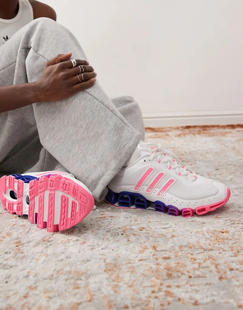

Кроссовки Megaride белого и розового цвета adidas Originals
