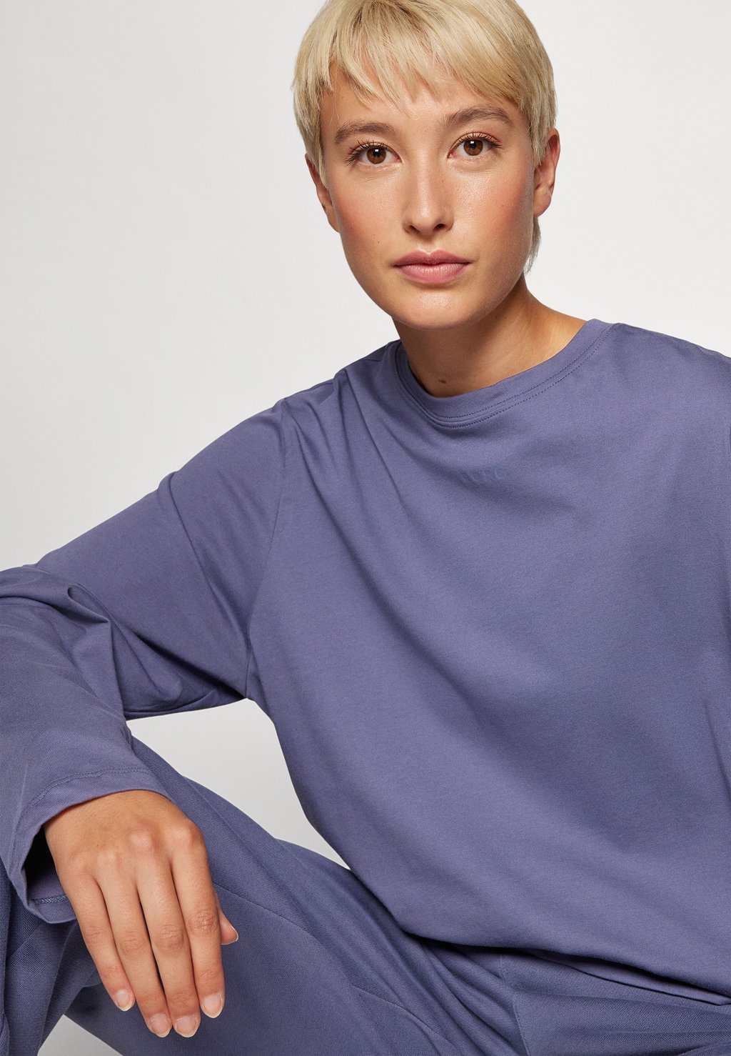 

Топ с длинными рукавами STUDIO LONGSLEEVE Björn Borg, сине-серый