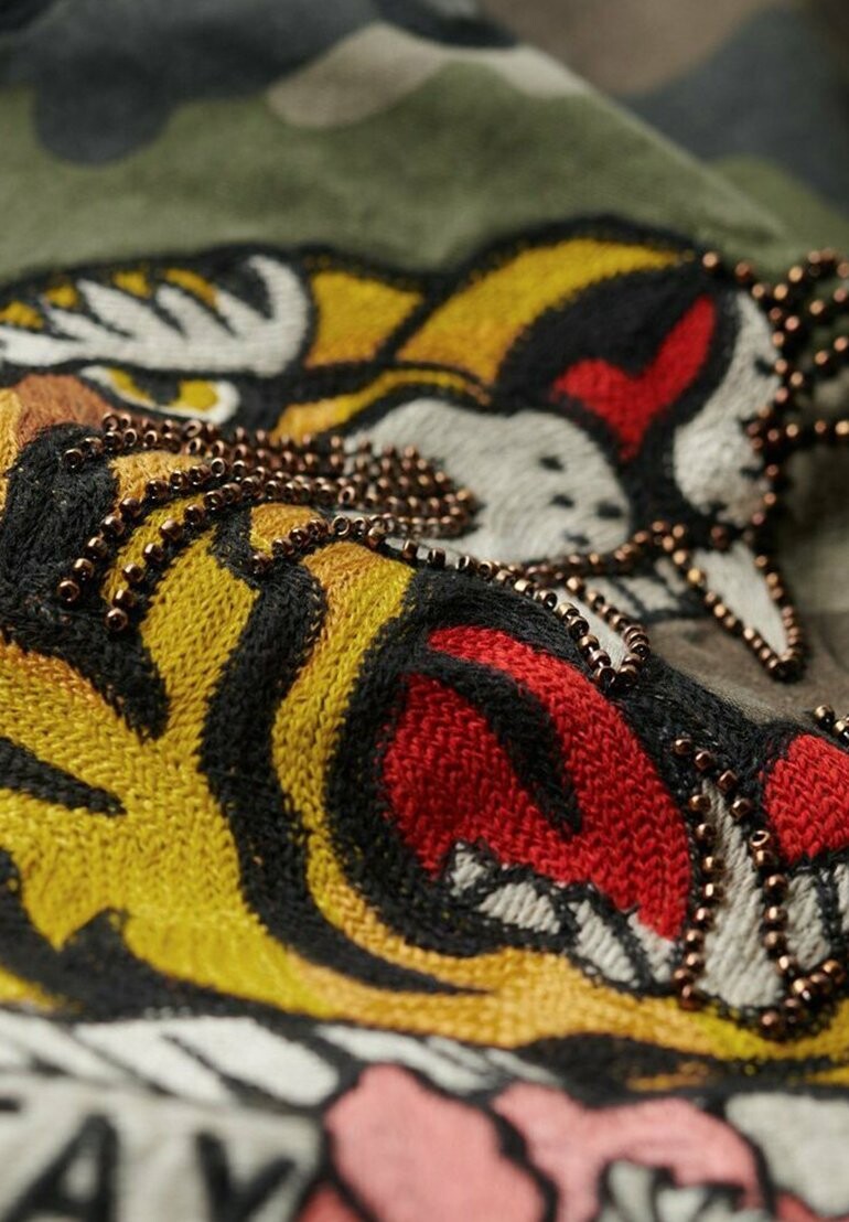 Куртка Superdry MILITARY M65, цвет french camo green — фото 4