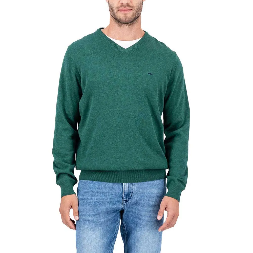 

Свитер Fynch Hatton 1414211 v neck, зеленый