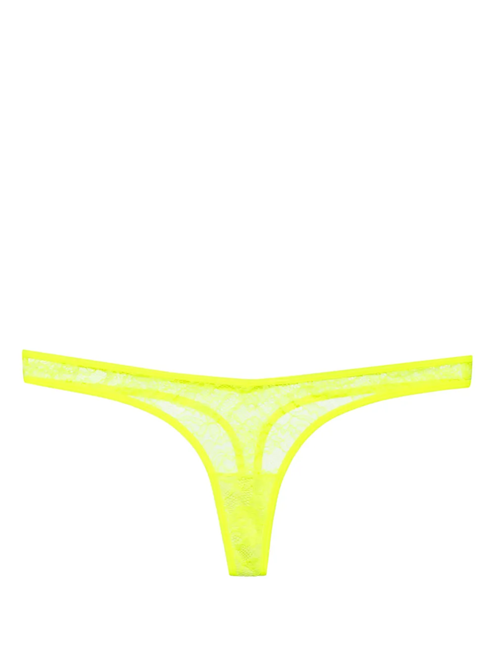 

Кружевные трусы-стринги Maison Close, желтый