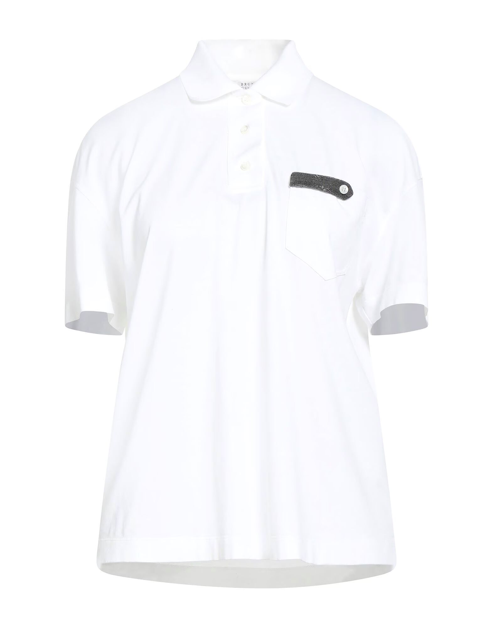 

Рубашка поло Brunello Cucinelli, белый