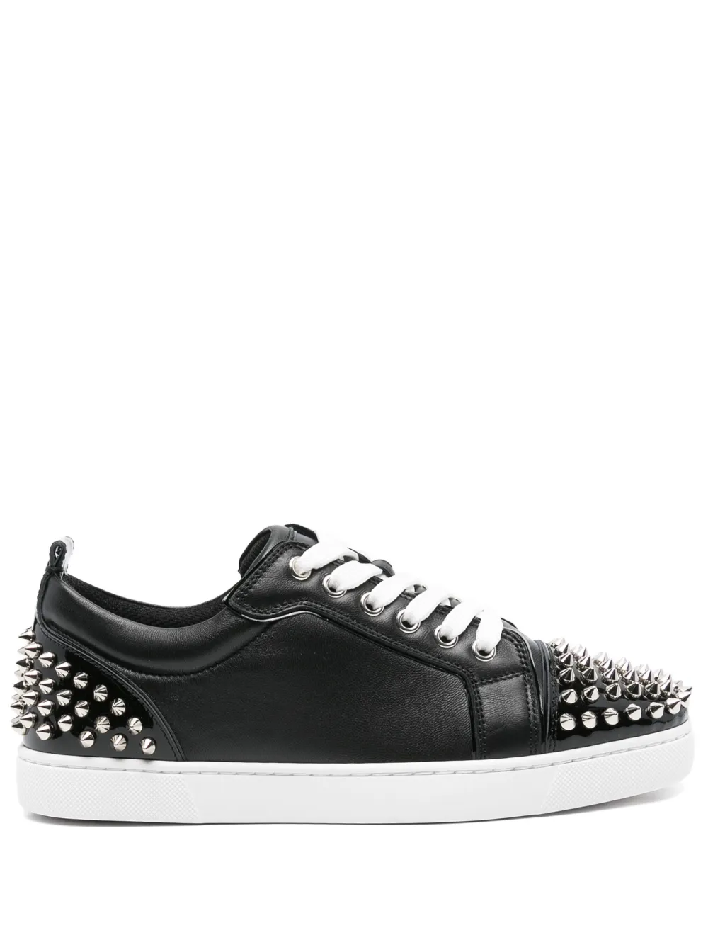 Кожаные кроссовки Christian Louboutin, черный