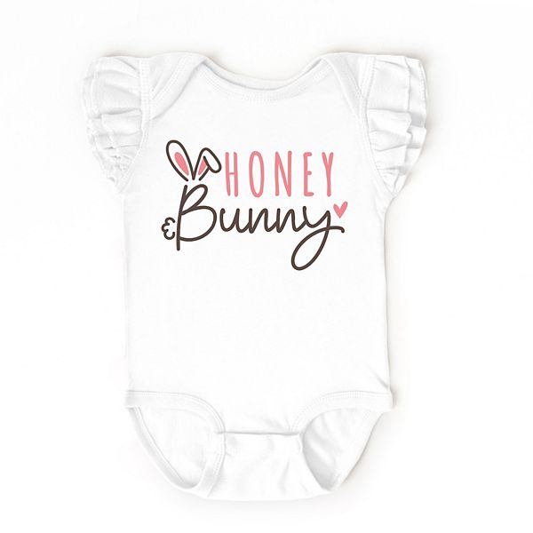 

Боди с рукавами-фонариками Honey bunny The Juniper Shop, White