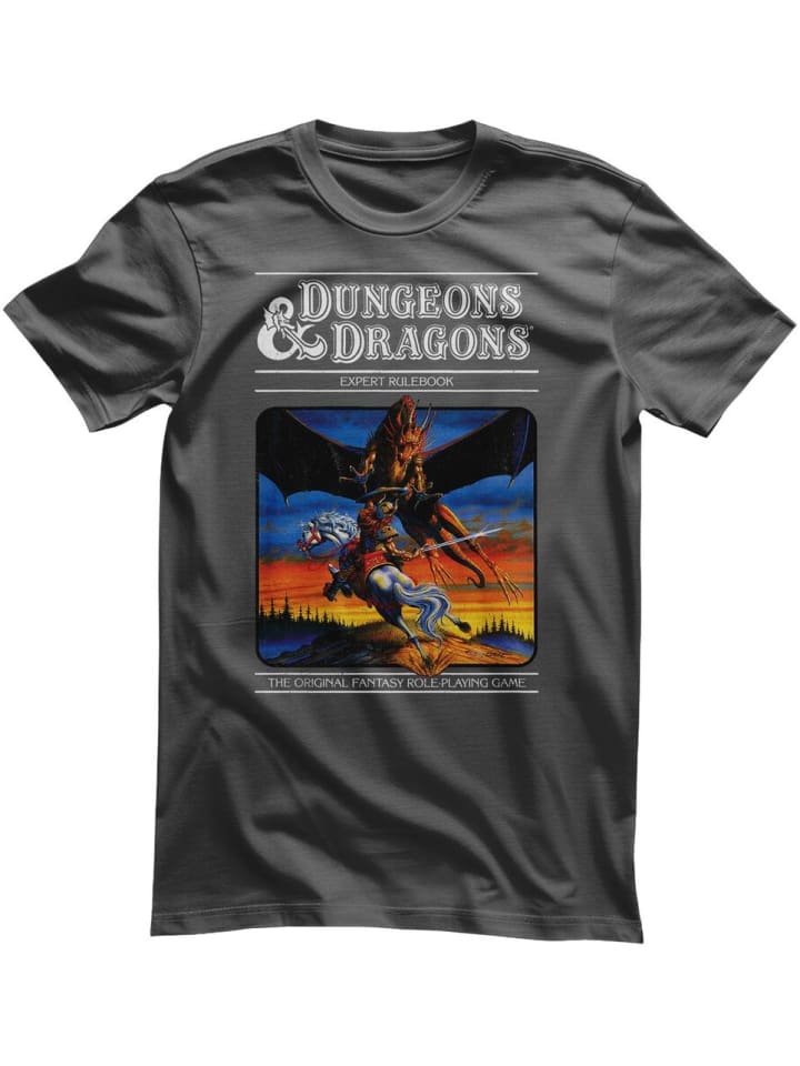 

Dungeons And Dragons Футболка "Dungeons & Dragons - Expert Rulebook T-Shirt" серого цвета