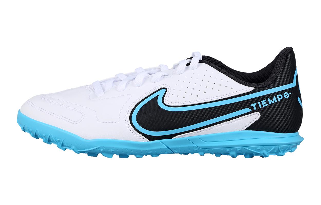 

Nike Футбольные бутсы детские с низким верхом, противоскользящие, с амортизаторами и износостойкими свойствами, синие, белые