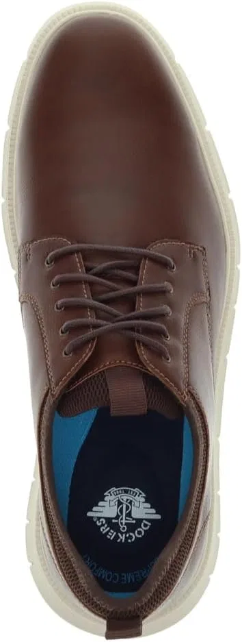 Мужские туфли Dockers Trine Oxford, 2-Dark Brown — фото 2