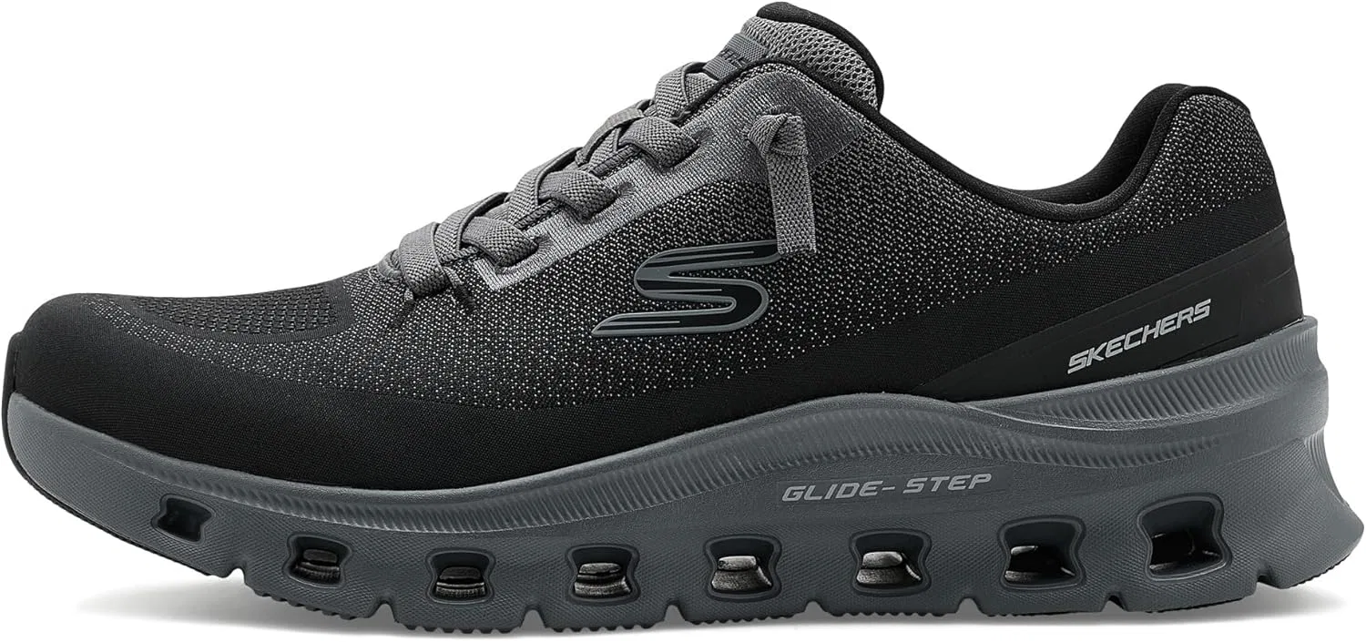 Мужские кроссовки Skechers Glide-Step Pro Waverra, Black Dark Grey — фото 4