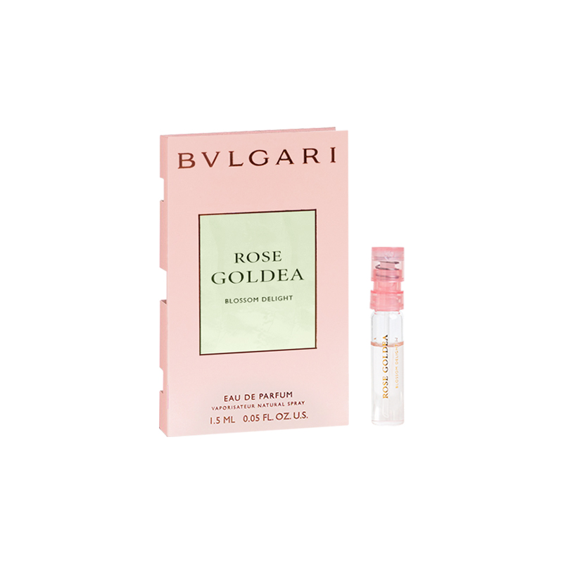 BVLGARI Golden Floral Collection Mugong Rose женские духи пробник набор Eau De Parfum Potpourri Accord 1,5 мл/1,5 мл*3 — фото 3