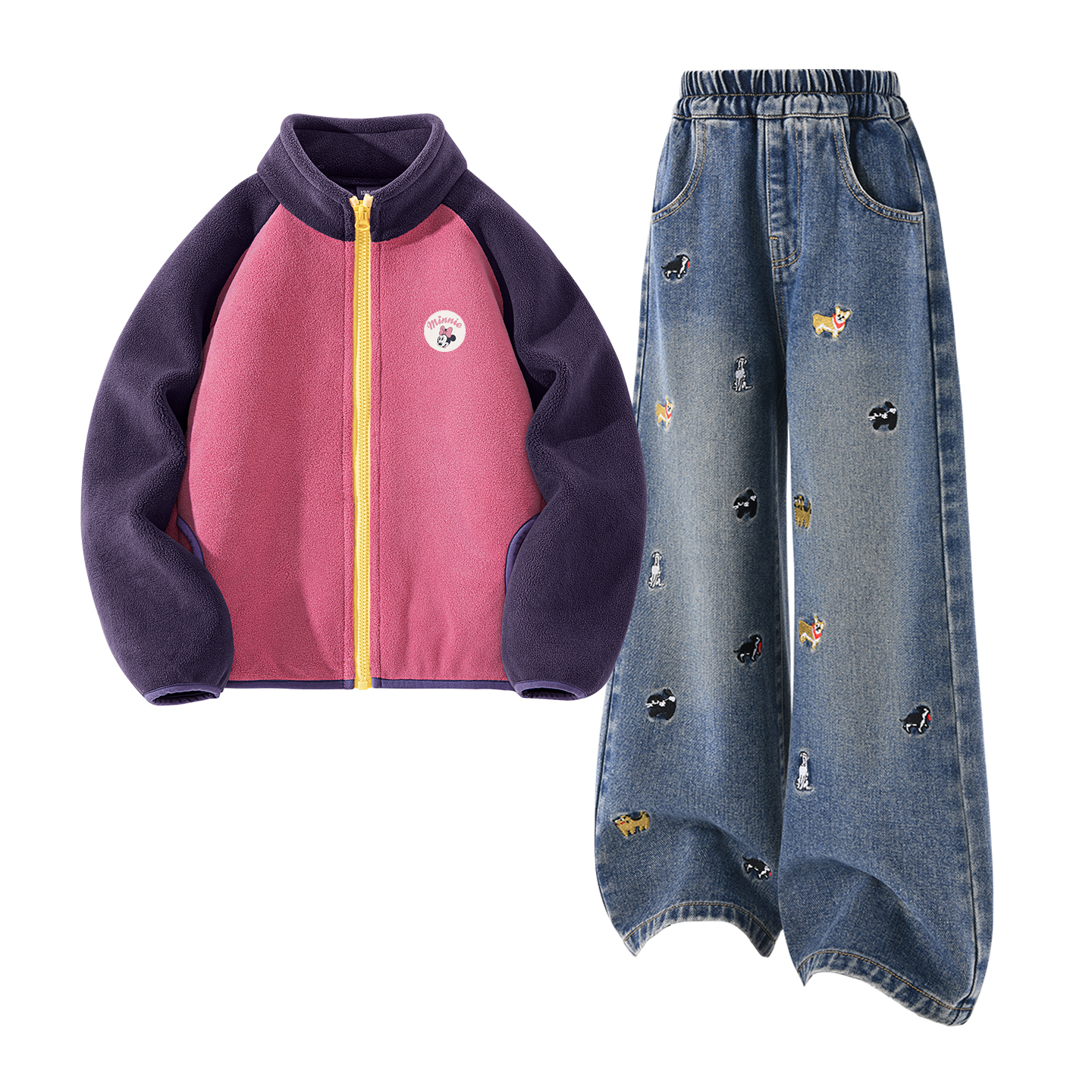 

Детская повседневная спортивная одежда Disney, фиолетовый