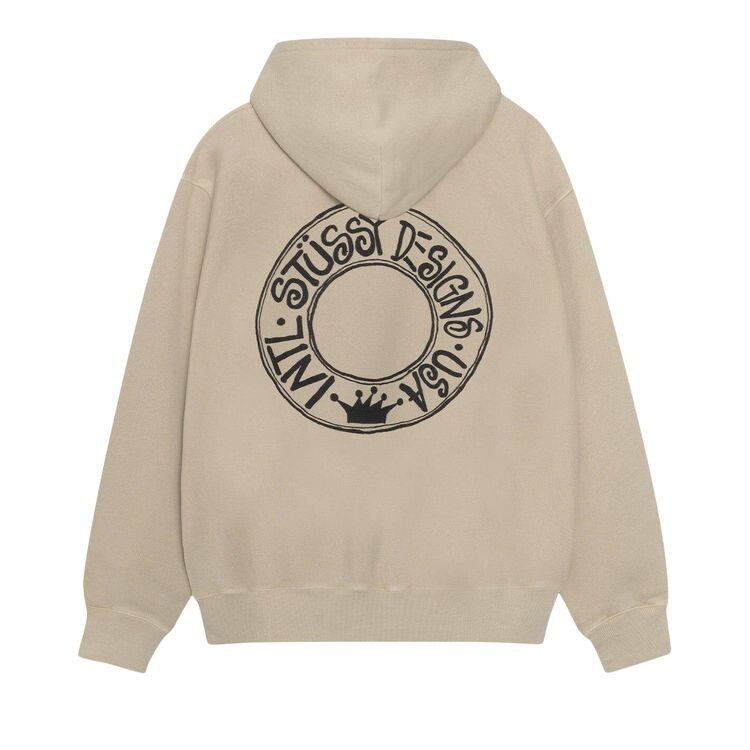 Худи Stussy Pigment Dyed Buana Hoodie Khaki, желто-коричневый — фото 2