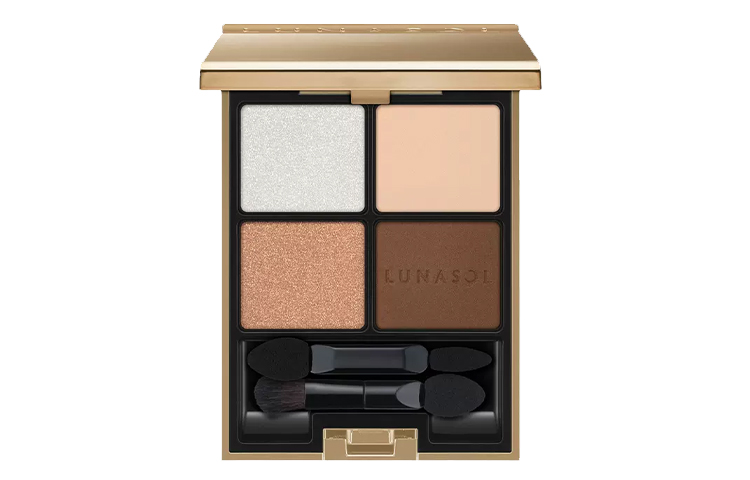 

Тени для век 2022 осень 4 цвета легко растушевываются 6,4 г LUNASOL