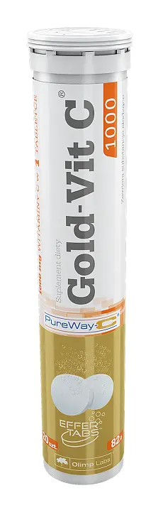 

Витамин С в шипучих таблетках Olimp Gold-Vit C 1000 mg smak cytrynowy, 20 шт
