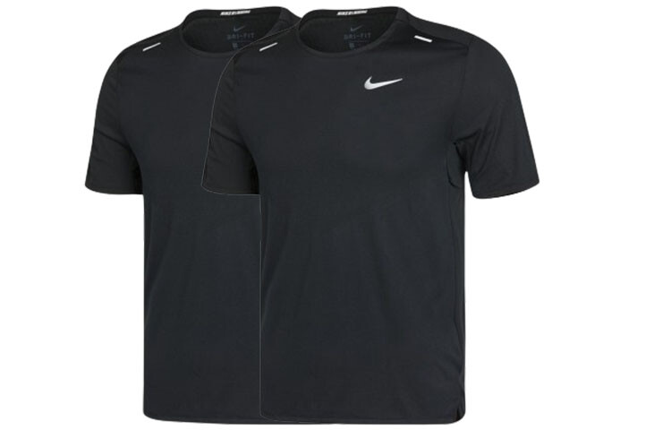 

Мужские футболки Dri-Fit, комплект из 2 шт., черные Nike, черный