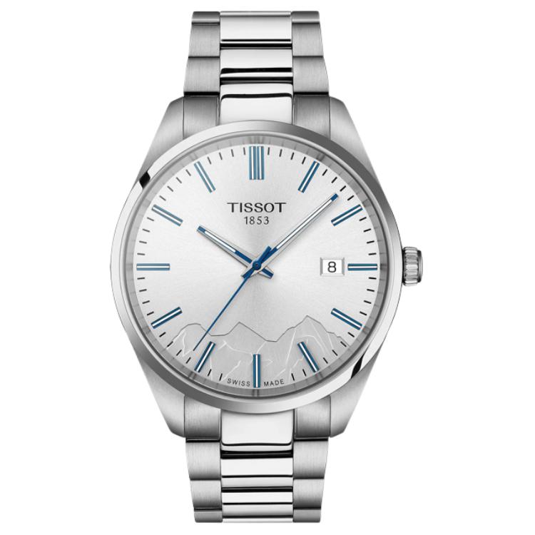 

TISSOT Часы женские PR Collection с кварцевым механизмом, 40 мм, серебристый циферблат, корпус из нержавеющей стали, браслет из нержавеющей стали