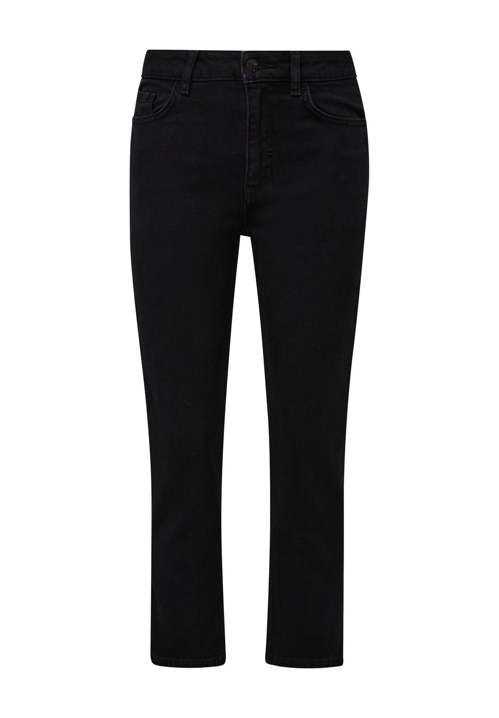 

Джинсы прямого кроя TAILLE HAUTE À comma casual identity, черный деним