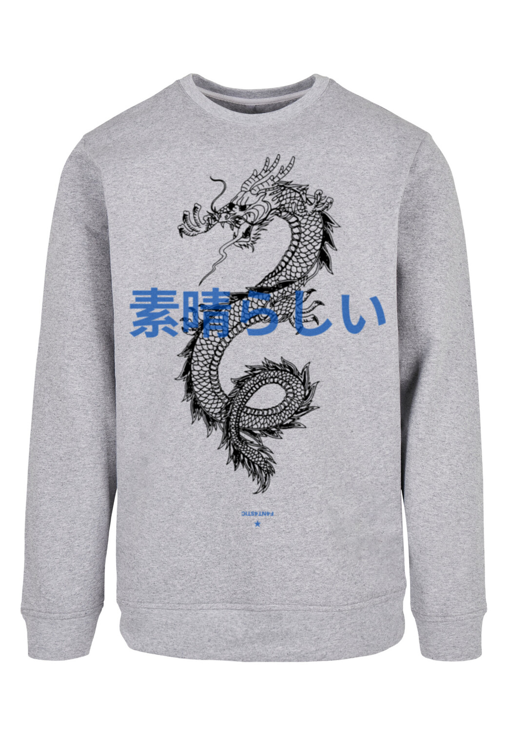 

Пуловер F4NT4STIC Sweatshirt Drache Lila, цвет grau meliert