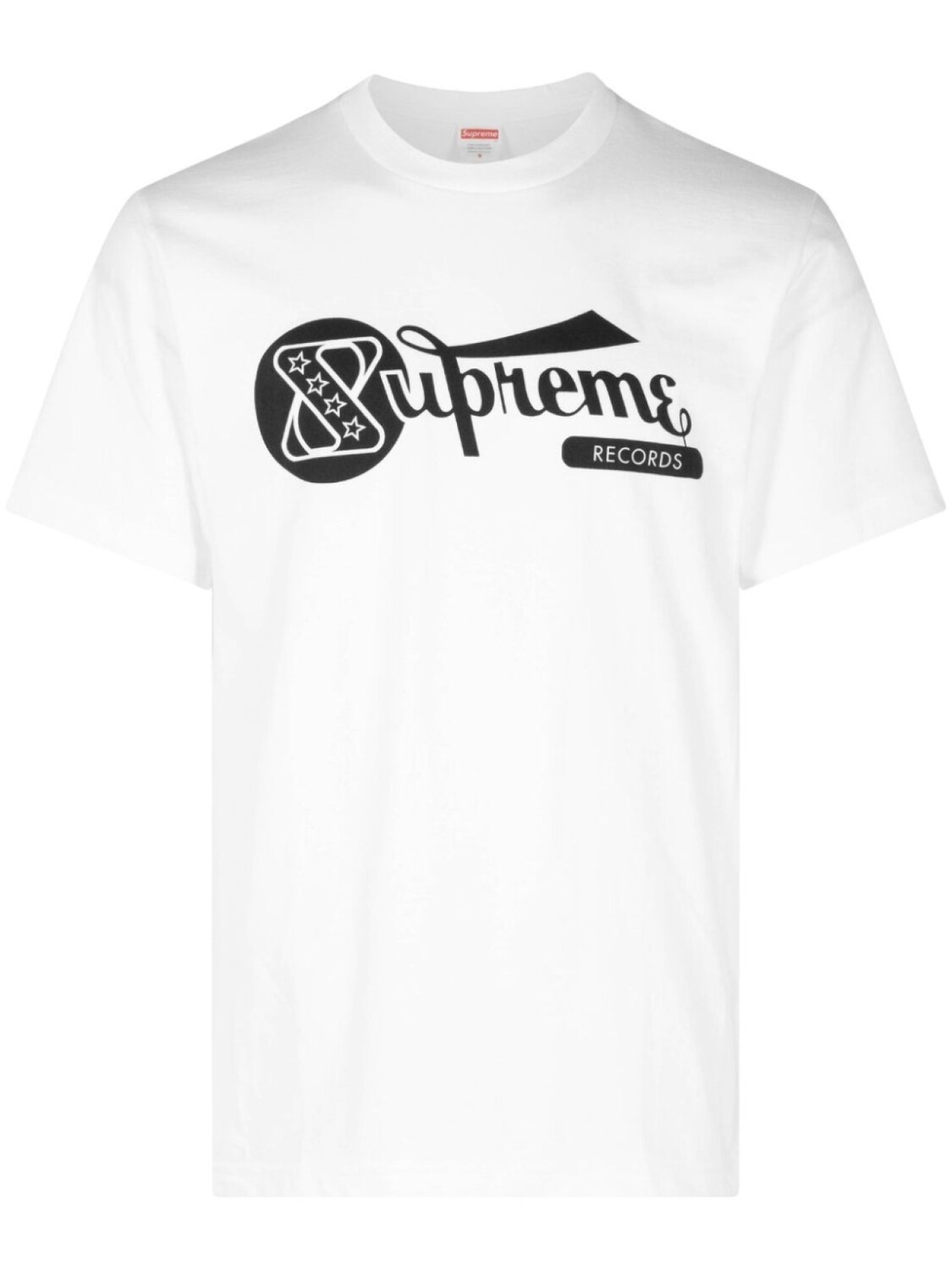 

Supreme футболка из хлопка с надписью Records, белый