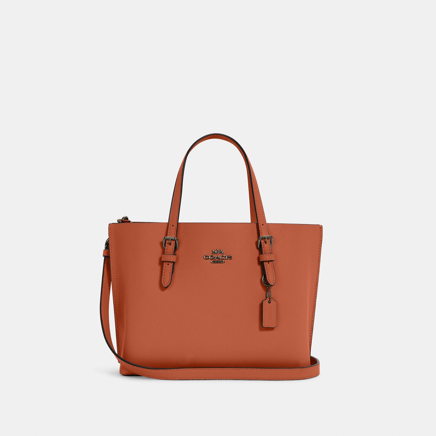 

Сумка-тоут Coach Outlet Mollie 25, цвет Black Antique Nickel/Sunset