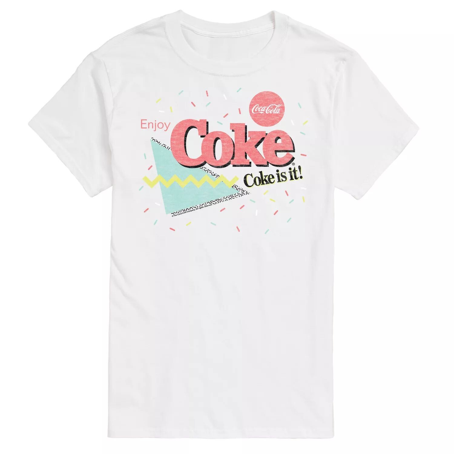 

Мужская футболка с логотипом CocaCola 90-х годов Coke Is It Licensed Character