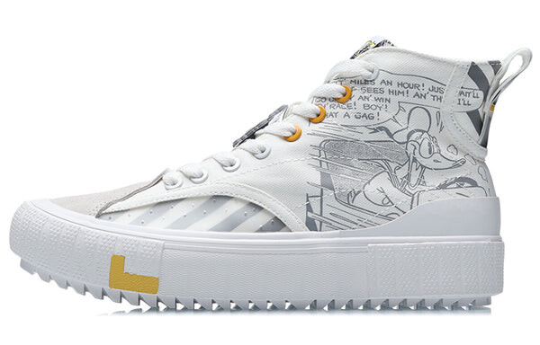 Кеды классические холщовые hi x disney Li-Ning, белый — фото 2