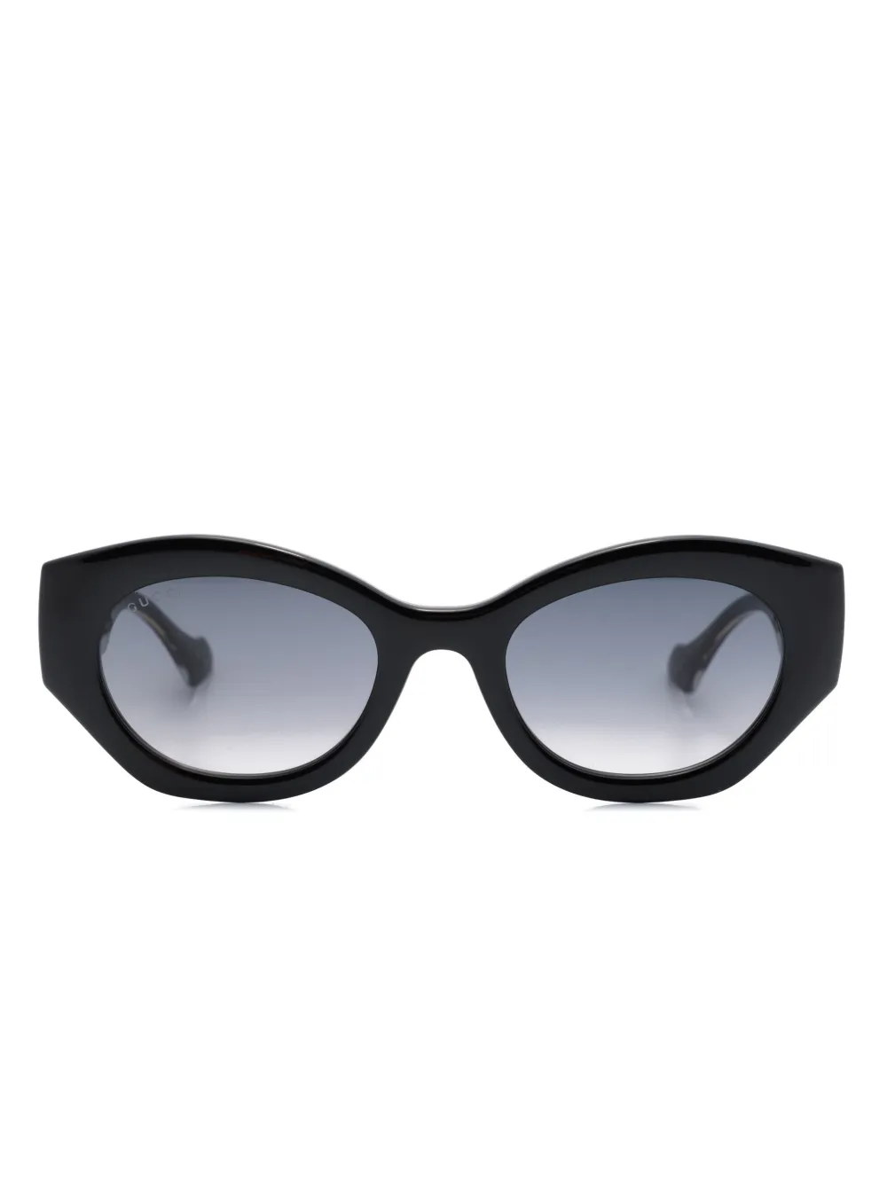 

Солнцезащитные очки La Piscine в овальной оправе Gucci Eyewear, черный