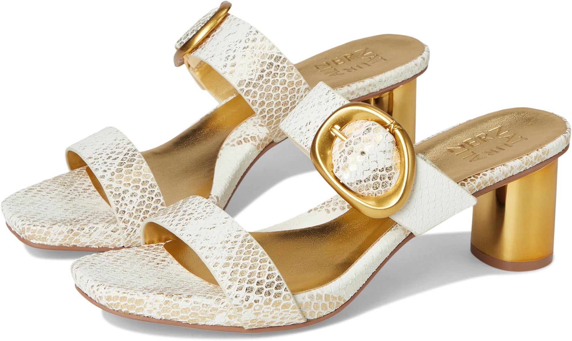 Туфли Naturalizer Ida, цвет White Gold Snake Print Leather