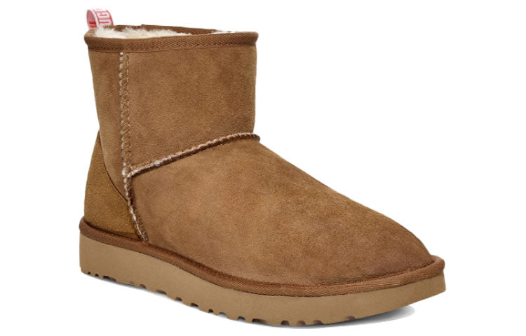 Ботинки зимние UGG WMNS Classic Mini II Graphic Logo, коричневый — фото 4