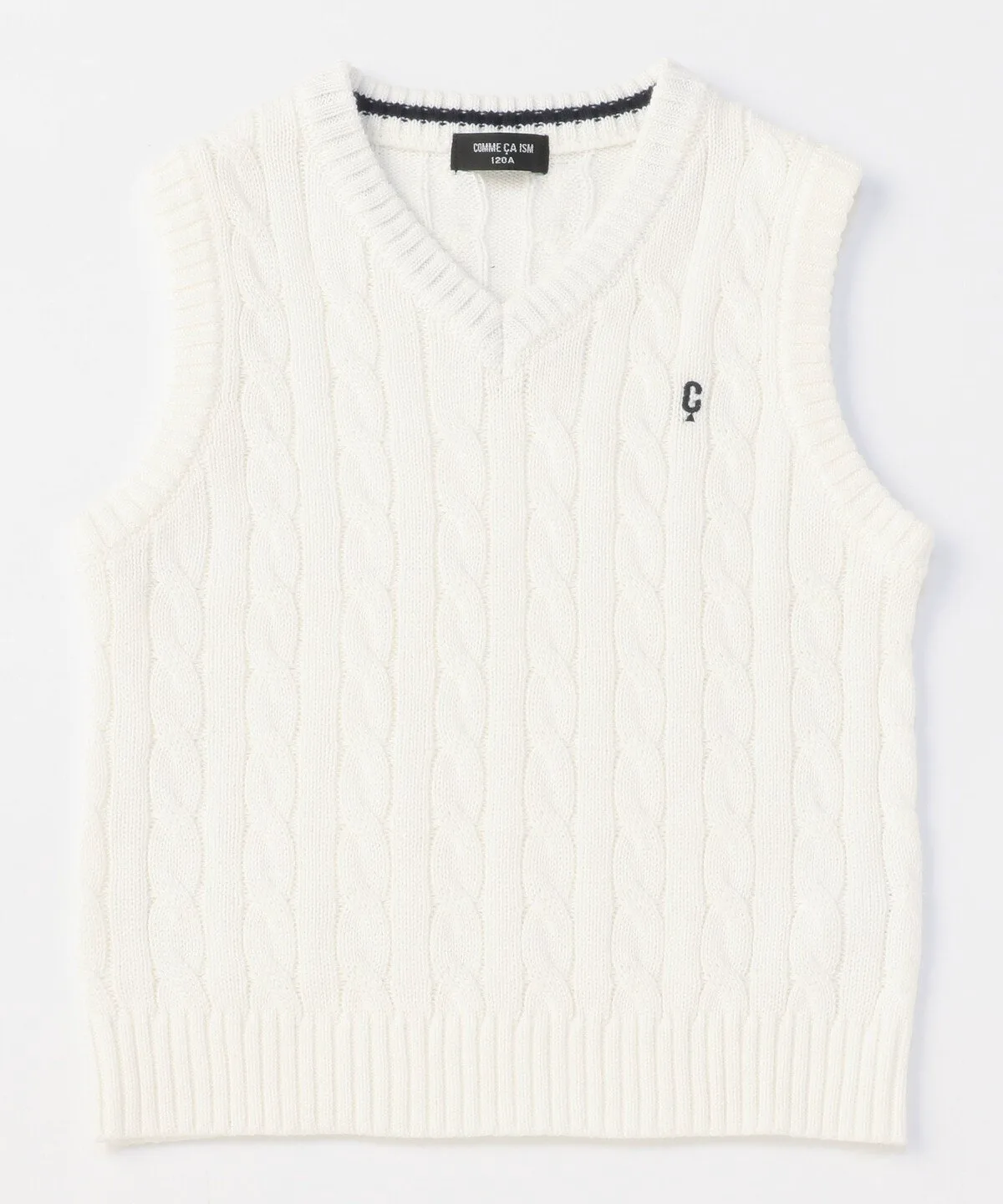 Жилет крупной вязки Comme Ca Ism, off white