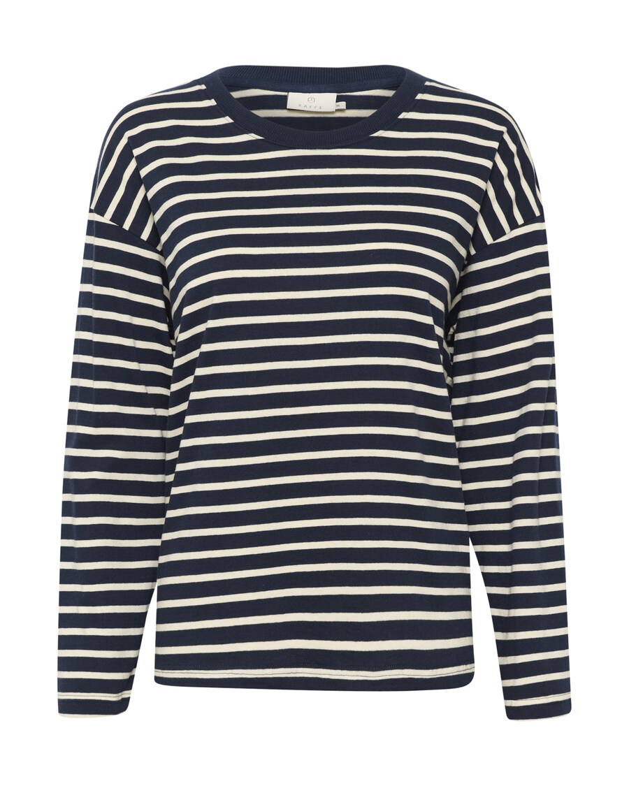 

Лонгслив Kaffe Shirt Winny, морской синий