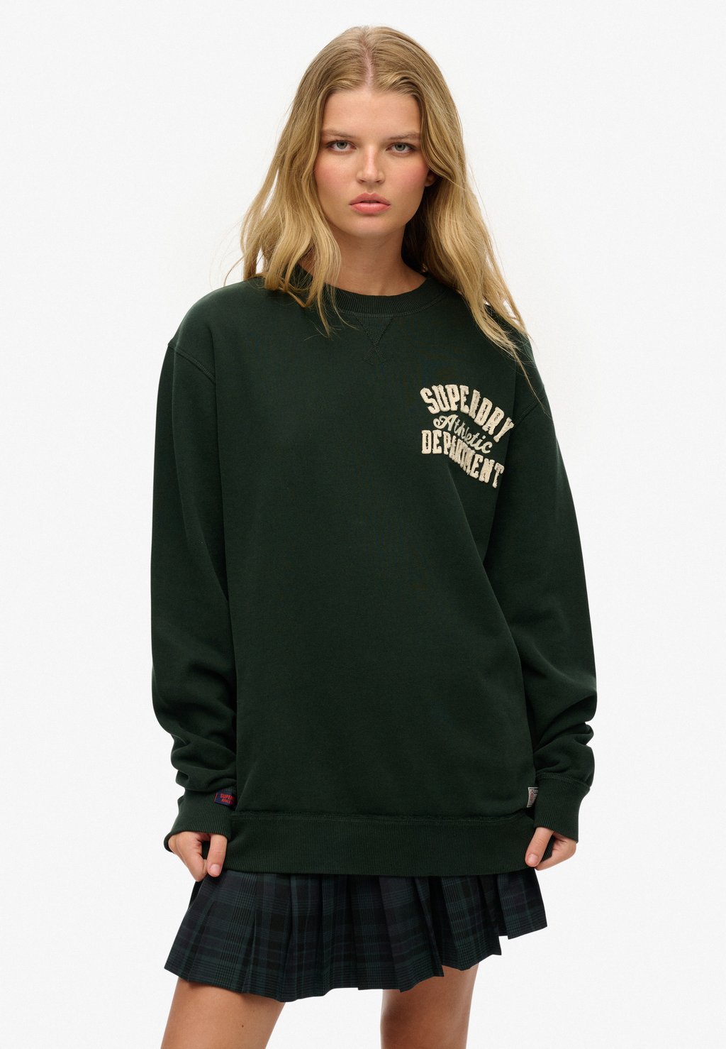 

Толстовка VINTAGE ATHLETIC CREW Superdry, зеленый