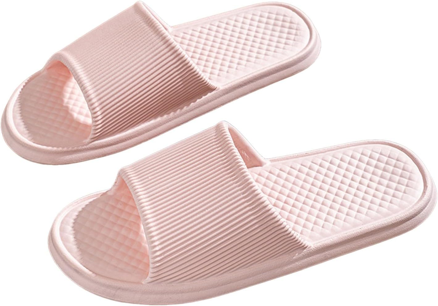 

Домашние тапочки для женщин и мужчин, легкие нескользящие тапочки для душа, пляжные сандалии для дома и улицы Generic, розовый