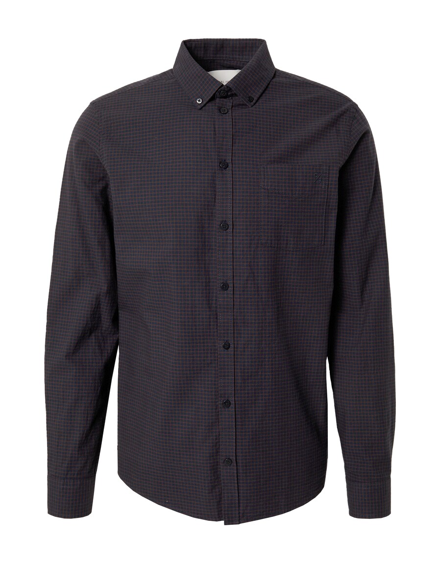 

Клетчатая рубашка Casual Friday Regular fit Button Up Shirt Anton, темно-синий