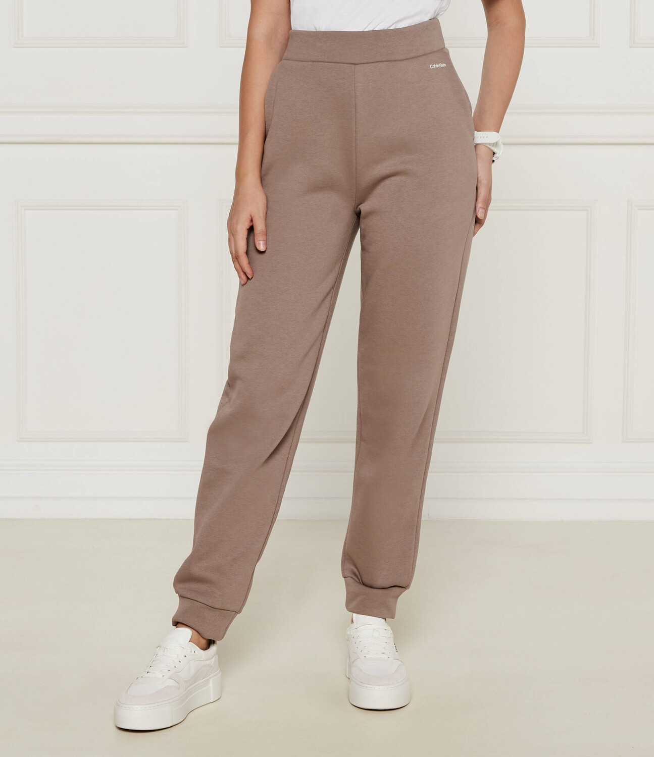 

Спортивные брюки Calvin Klein Regular Fit, бежевый