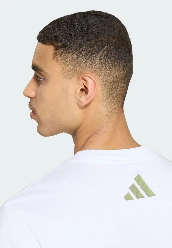 Футболка с принтом Adidas Performance, Audi Formula One Team Miami Graphic Tee, белый — фото 3