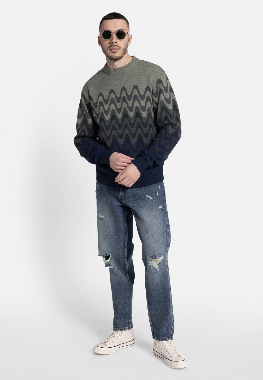 

Джемпер VANCE REGULAR FIT Redefined Rebel, темно-зеленый